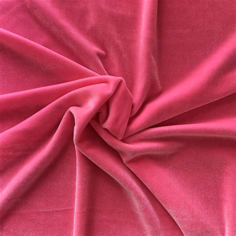 Pink Velvet Fabric Soft Candy Velvet Fabric By The Yard Upholstery Materials etna.com.pe