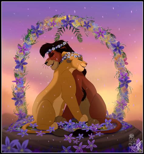 Kovu + Kiara: Wedding Day by KingSimba on DeviantArt in 2022 | Lion king art, Lion king pictures ...