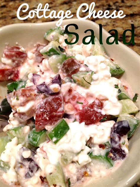 Cottage Cheese Salad - A Healthy Makeover