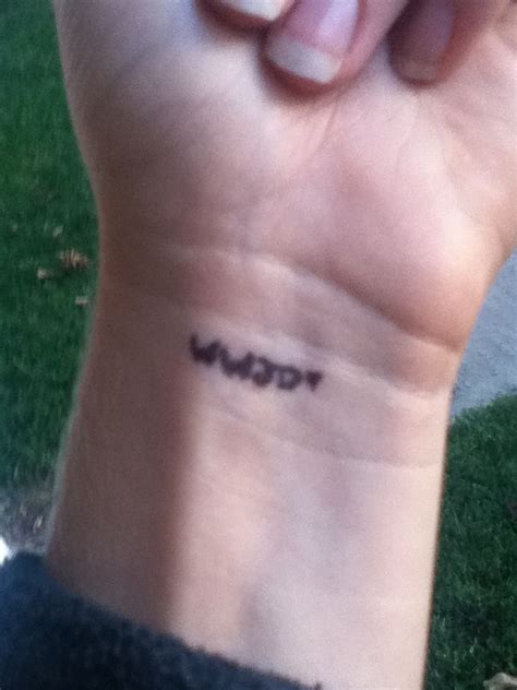 WWJD sharpie tattoo. 1. Write message or word on skin with sharpie(permanent mar… – Homemade ...