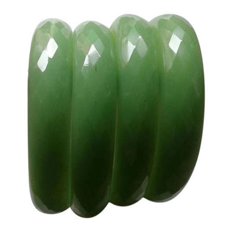 Party Green Jade Bangle, Packaging Type: Box at best price in Firozabad ...