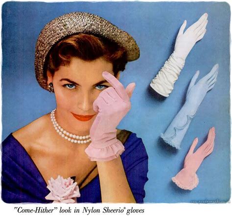 1950 Van Raalte – Glove Adverts [1950-1962] – Retro Musings Ivory Gloves, Cotton Gloves, Leather ...