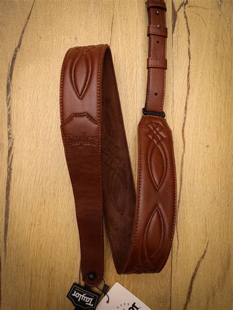 Taylor Brown Vegan Leather Guitar Strap - Kauffmann's Guitar Store