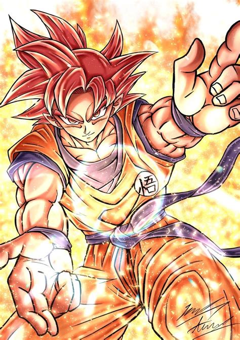 Goku ssj God | Personajes de dragon ball, Dragon ball z, Figuras de goku