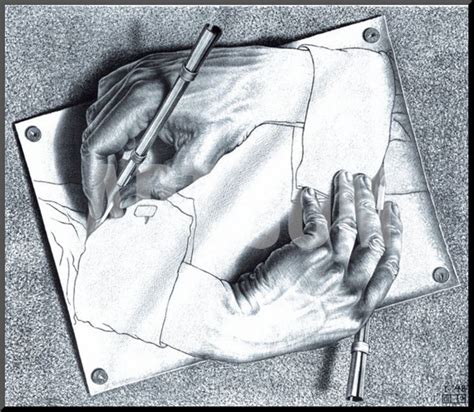 Mc Escher Hands Drawing Each Other at GetDrawings | Free download