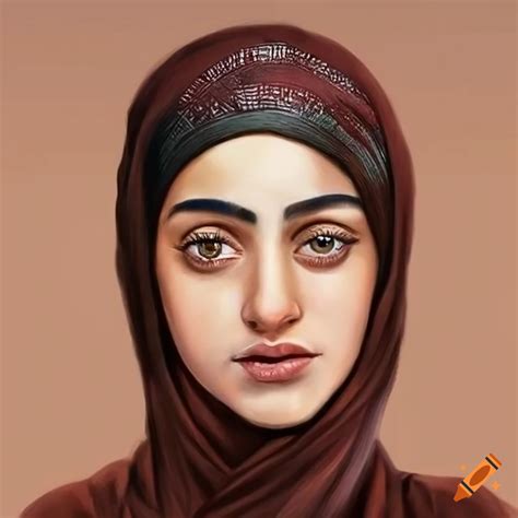 Realistic portrait of an iranian girl on Craiyon