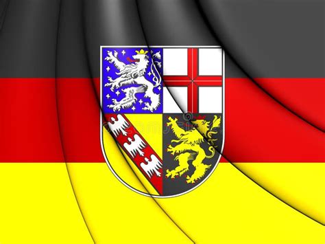 Saarland Germany Flag Illustration Stock Illustration - Illustration of ...