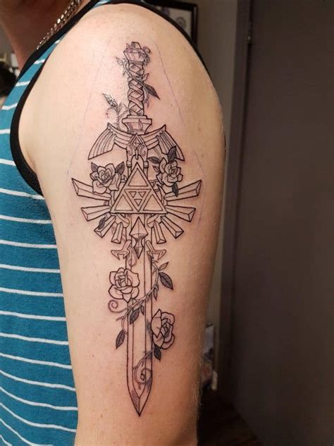 Zelda Master Sword Tattoo