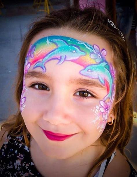 Girl Face Painting, Face Painting Designs, Face Paintings, Cheek Art, Face Paint Makeup, Palm ...