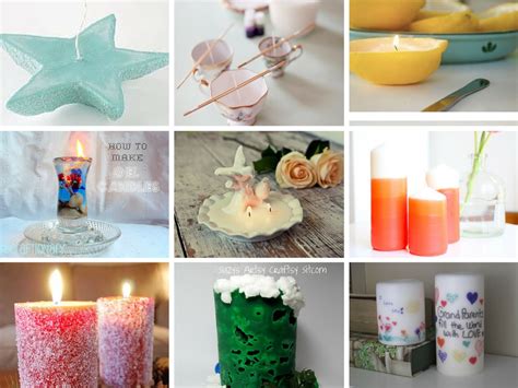 14 Creative DIY Homemade Candles Tutorials - Sad To Happy Project