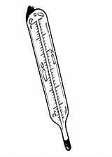 Thermometer Coloring Page At GetColoringscom  Free Printable sketch template