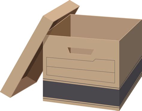 Storage box clipart design illustration 9305172 PNG
