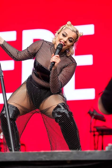 Bebe Rexha performs at 2019 Hangout Music Festival in Gulf Shores, Alabama