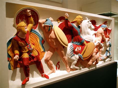 Ancient Greek Sculptures Were Colorfully Painted