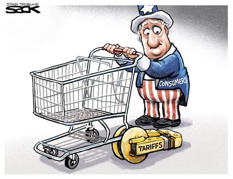 Political cartoons: Trade war