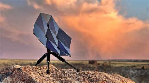 This origami-inspired solar panel offers travelers portable power on the go