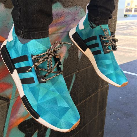 Custom Painted Monochromatic Adidas NMD Sneakers – B Street Shoes