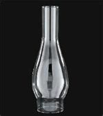 2 1/8" x 6 1/2" Clear Glass Lamp Chimney f/ #0 & #1 Oil Lamp Burners #57908