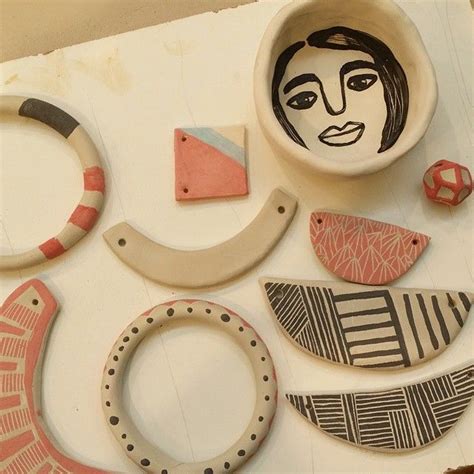 #ceramics by Marina Molares | Ceramic jewelry, Handmade pottery, Porcelain jewelry