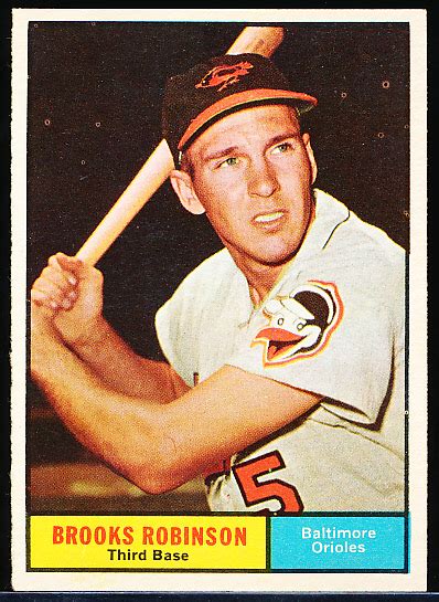 Lot Detail - 1961 Topps Bb- #10 Brooks Robinson, Orioles