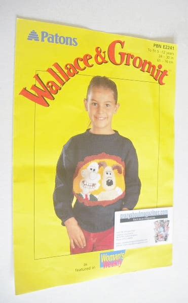 Wallace and Gromit Sweater Knitting Pattern (Patons PBN E2241) (Child Size)