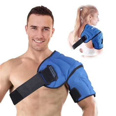 Buy NEWGO Ice Pack for Shoulder Injuries, Contoured Shoulder Cold Gel ...