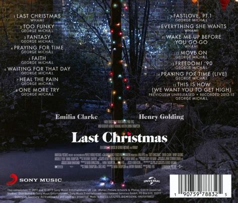 George Michael & Wham! - Last Christmas: The Original Motion Picture Soundtrack (2019) / AvaxHome