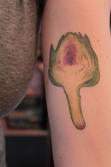 Artichoke tattoo. | Food tattoos, Tattoos, Incredible tattoos