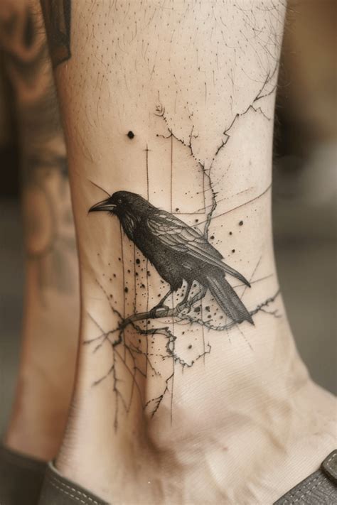 Intriguing Raven Tattoo Ideas with Deep Meanings