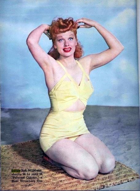 The Antiquarian on Twitter: "Lucille Ball cheesecake promoting Personal Column (1947)."