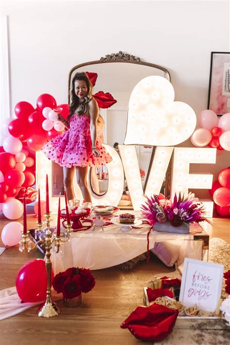 Glam Valentine's and Galentine's Party Decor Ideas - Red Soles and Red Wine