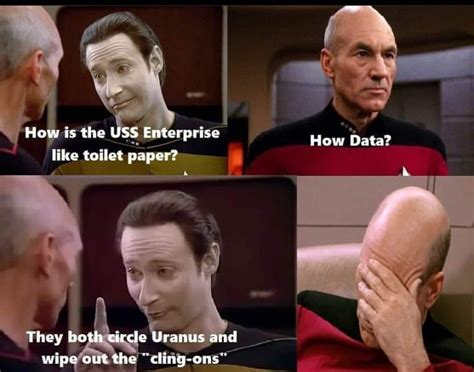 A joke from Data | Star trek funny, Star trek characters, Super funny memes