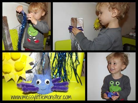 Incy Wincy Spider Craft - Messy Little Monster