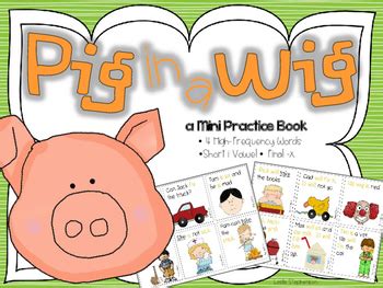 Pig in a Wig - A Mini Book by Leslie Stephenson | TpT