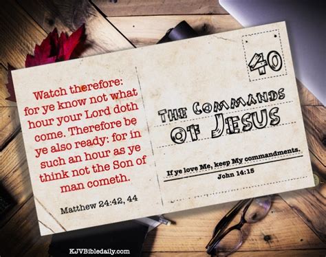 Matthew 24:42, 44 KJV – KJV Bible Verses