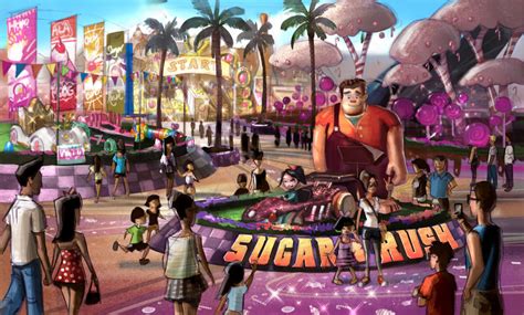 ArtStation - Sugar Rush Theme Park Concept