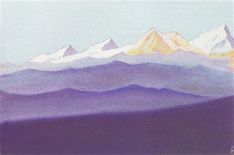 Himalayas - Nicholas Roerich - WikiArt.org