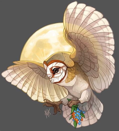 Harvest Moon by soulwithin465 on DeviantArt in 2023 | Barn owl tattoo ...