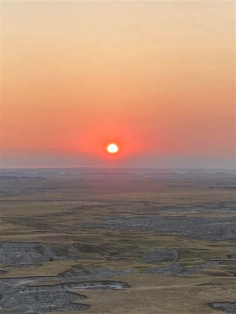 Camping on the edge of Badlands NP : r/camping