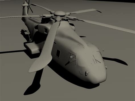 3d merlin helicopter model