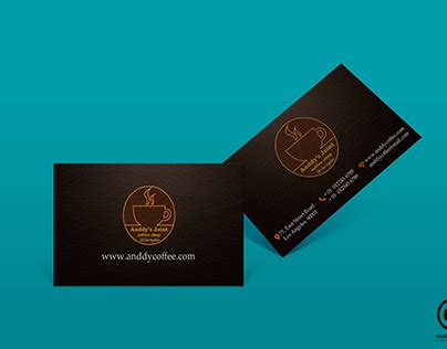 Coffee Shop Business Visiting Card Projects :: Photos, videos, logos ...