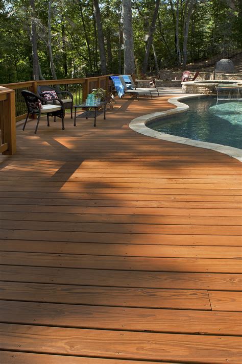 wood pool deck ideas for inground pools - Shena Donaldson