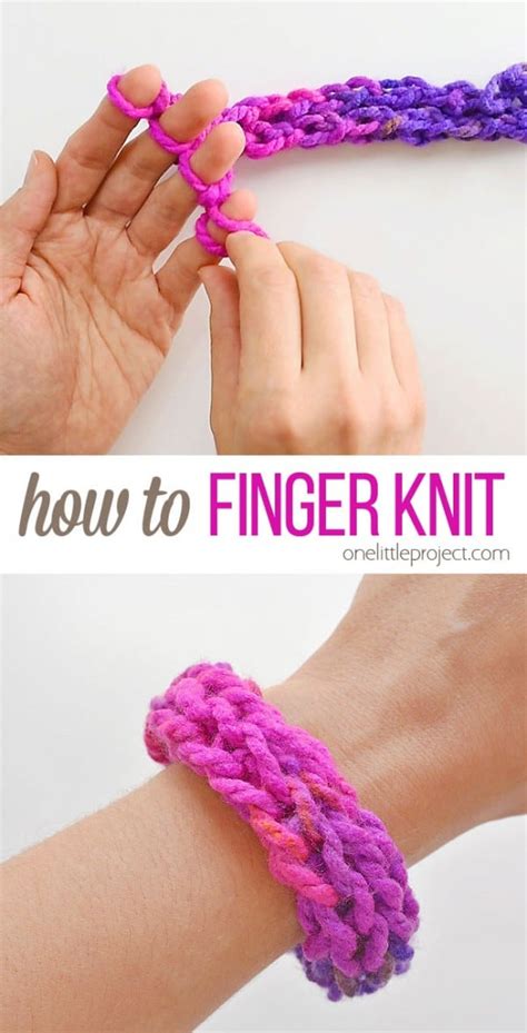 How to Finger Knit | Easy Finger Knitting Instructions