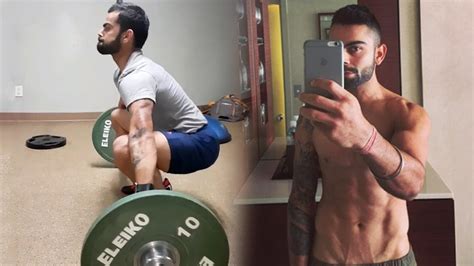 Virat Kohli's Strenuous GYM Workout Routine - YouTube