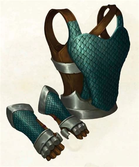 Scale armor | Forgotten Realms Wiki | Fandom | Armor concept, Armor boots, Armor