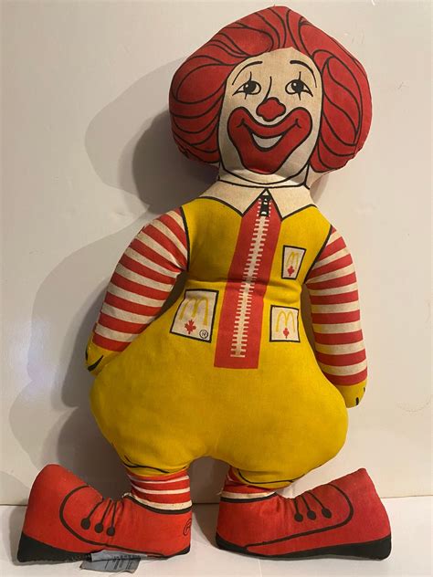 Ronald Mcdonald Vintage Plush - Etsy