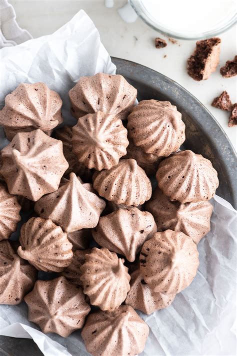 double chocolate meringue cookies | With Spice