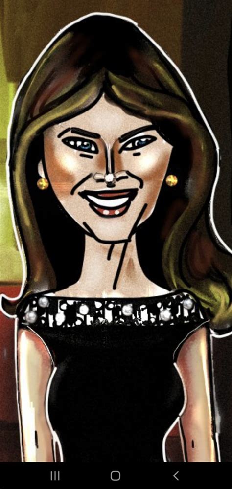 President Donald Trump Melania Trump Governor’s Ball 2020 White House Political cartoon ...