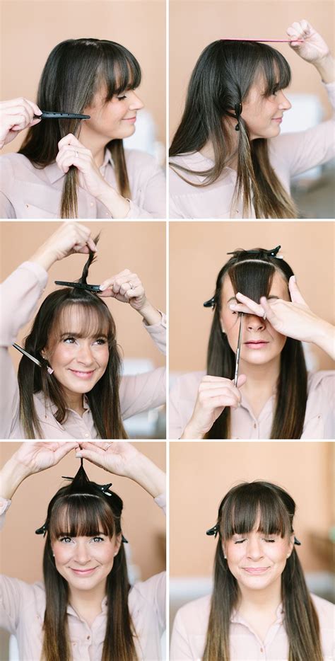 How To Trim Your Own Bangs | Camille Styles How To Cut Bangs, How To Style Bangs, Style Hair ...