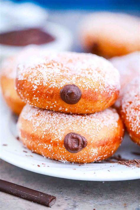 Chocolate Custard Filled Donuts [Video] - Sweet and Savory Meals